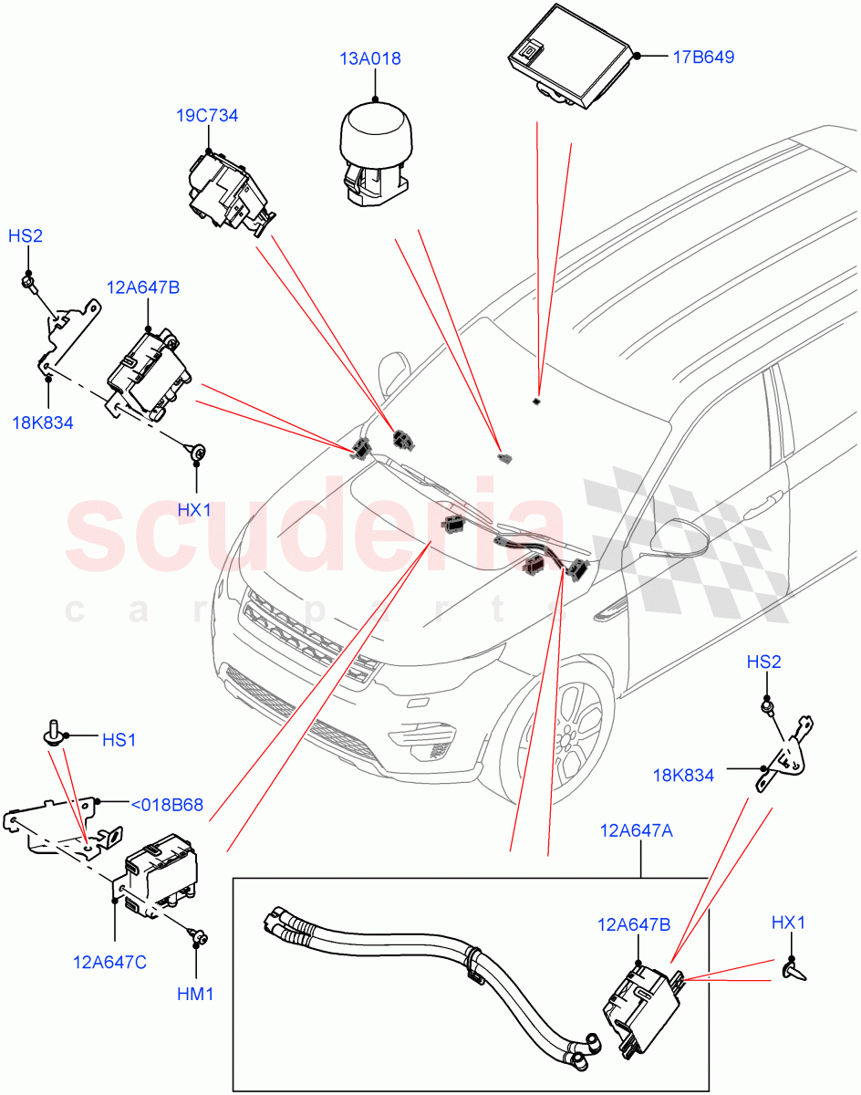 Air Conditioning And Heater Sensors (Halewood (UK)) ((V) FROMMH000001) of Land Rover Land Rover Discovery Sport (2015+) [2.0 Turbo Petrol GTDI]