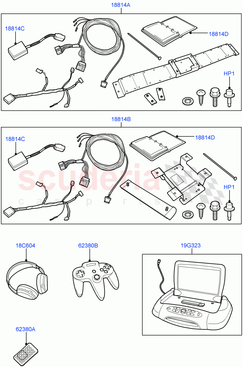 Accessory Entertainment Systems (Accessory) of Land Rover Land Rover Range Rover Sport (2005-2009) [3.6 V8 32V DOHC EFI Diesel]