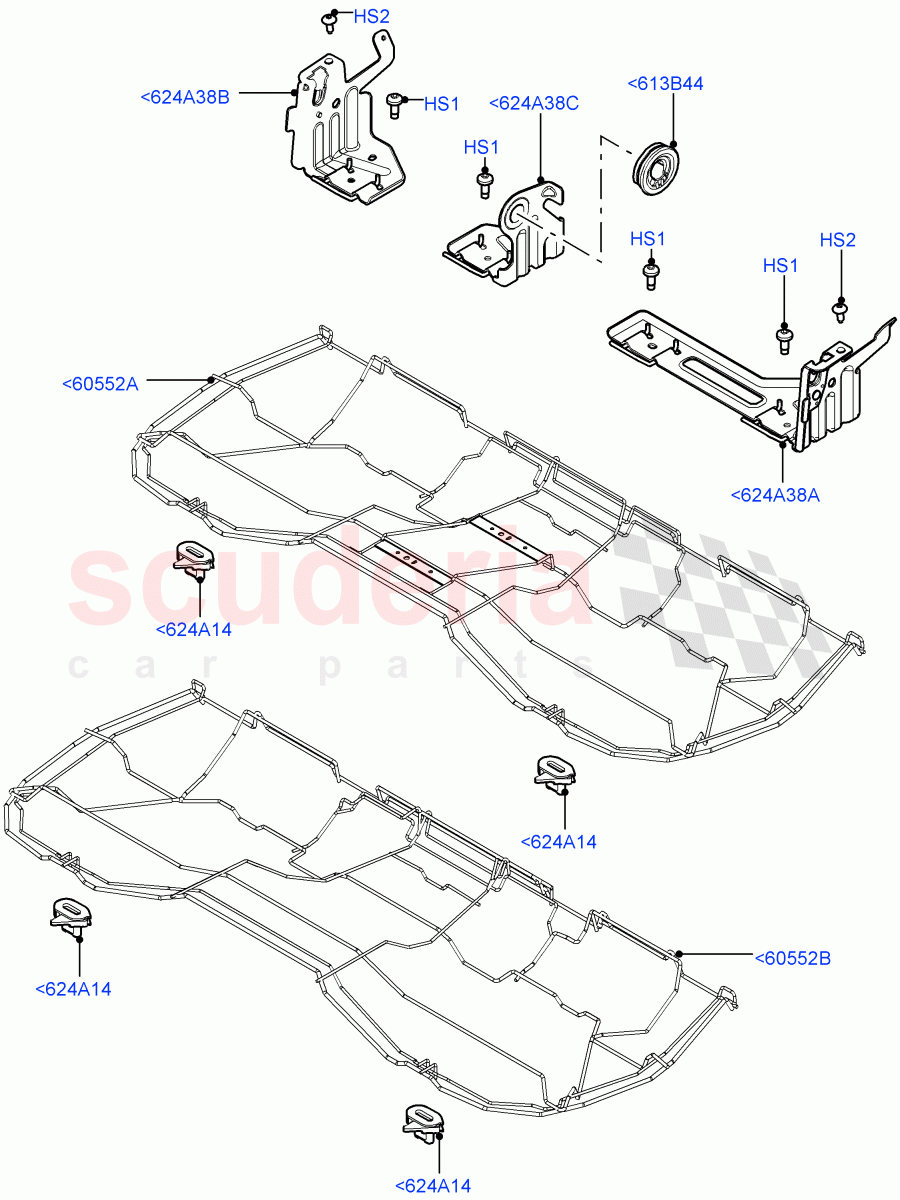 Rear Seat Base(Halewood (UK)) of Land Rover Land Rover Range Rover Evoque (2012-2018) [2.0 Turbo Petrol GTDI]