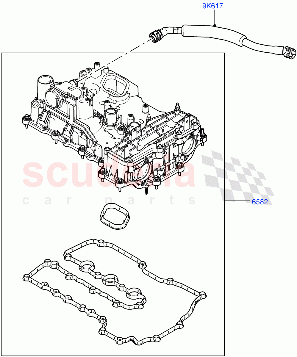 Emission Control - Crankcase(1.5L AJ20P3 Petrol High,8 Speed Automatic Trans 8G30,Changsu (China)) of Land Rover Land Rover Range Rover Evoque (2019+) [1.5 I3 Turbo Petrol AJ20P3]