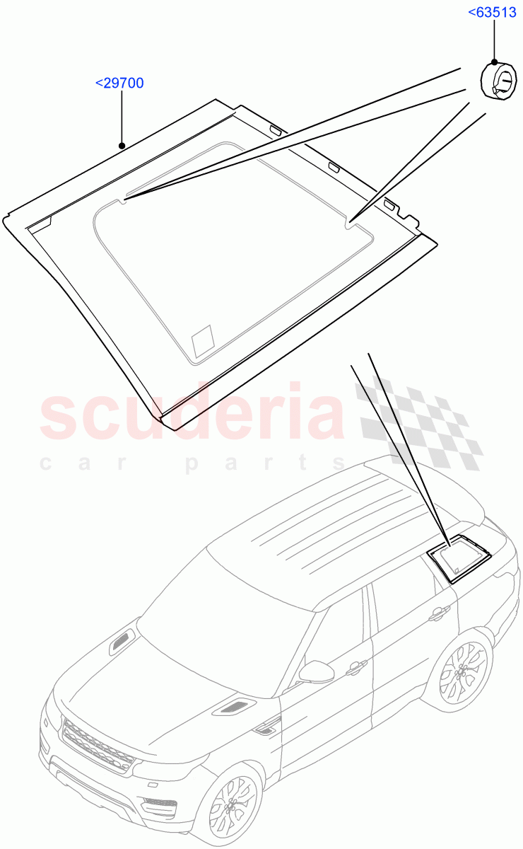 Quarter Windows of Land Rover Land Rover Range Rover Sport (2014+) [5.0 OHC SGDI SC V8 Petrol]