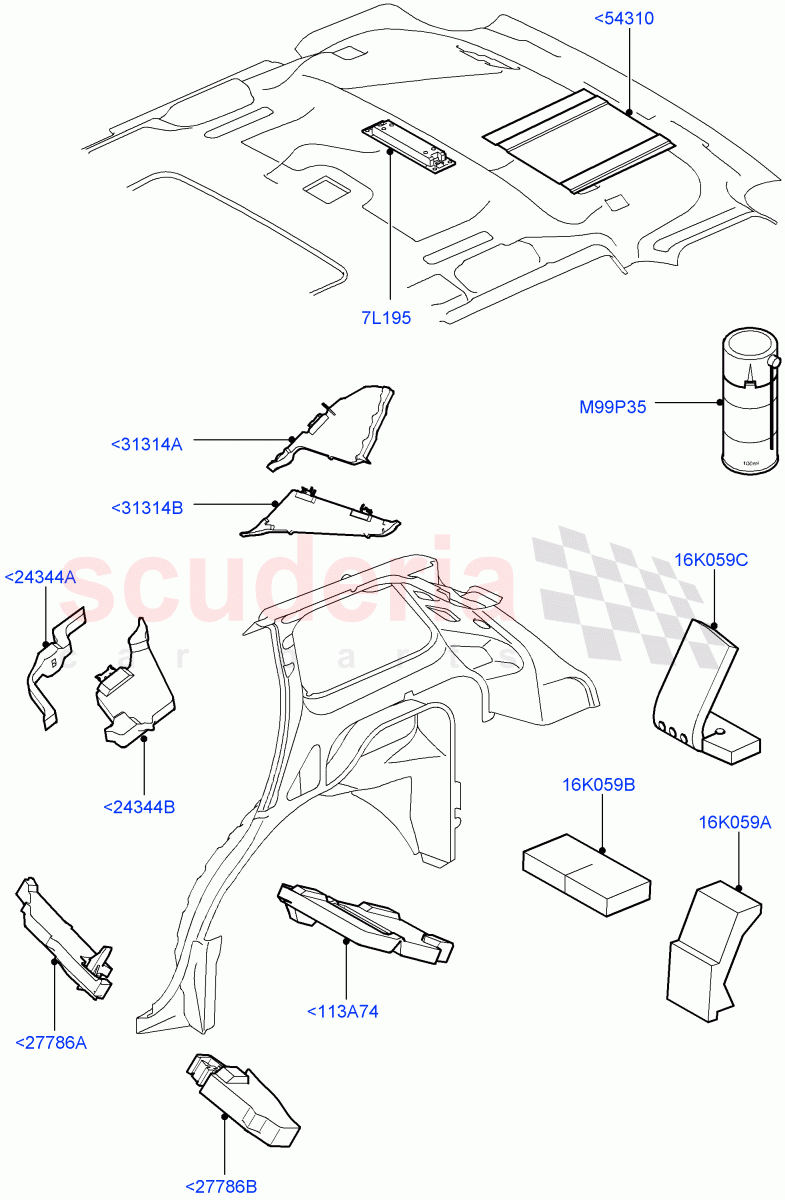 Insulators - Rear((V)TO9A999999) of Land Rover Land Rover Range Rover Sport (2005-2009) [2.7 Diesel V6]