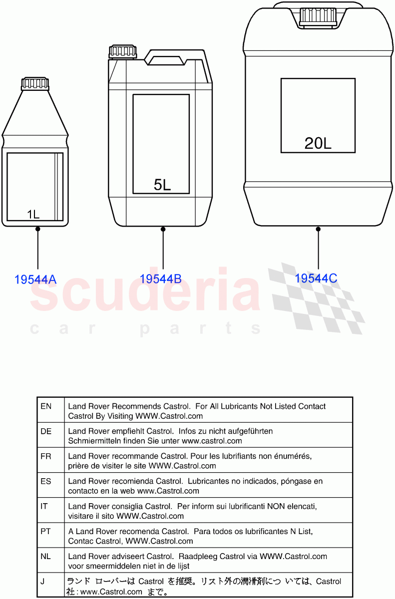 Anti - Freeze(Solihull Plant Build)((V)FROMHA000001) of Land Rover Land Rover Discovery 5 (2017+) [3.0 I6 Turbo Petrol AJ20P6]