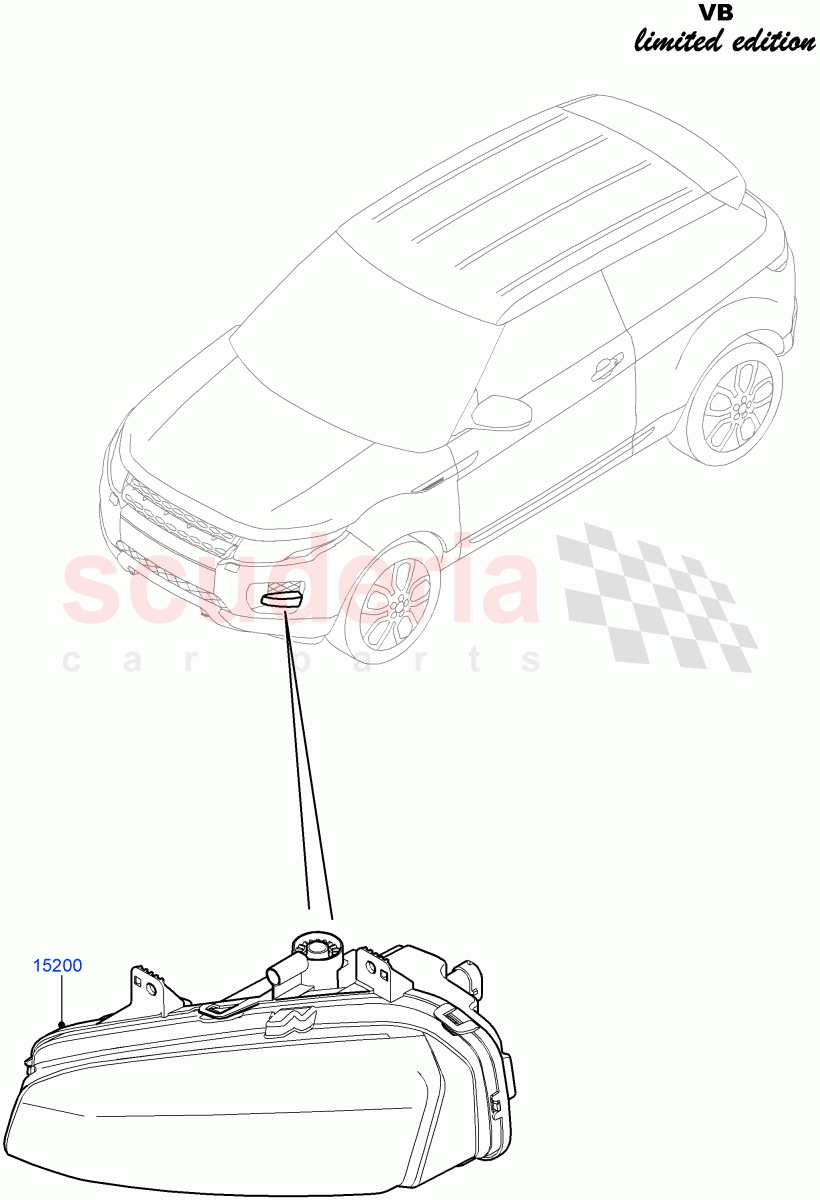 Front Fog Lamps(Victoria Beckham Limited Edition,Halewood (UK)) of Land Rover Land Rover Range Rover Evoque (2012-2018) [2.0 Turbo Petrol GTDI]