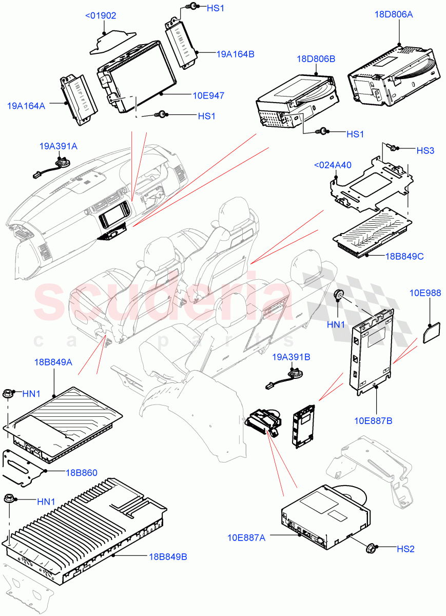 Audio Equipment - Original Fit((V)TOHA999999) of Land Rover Land Rover Range Rover (2012-2021) [4.4 DOHC Diesel V8 DITC]