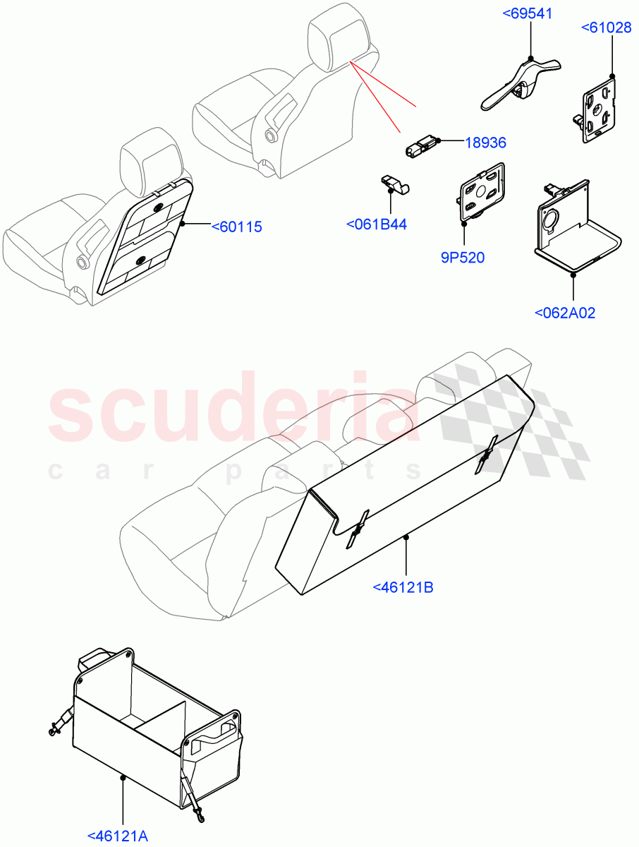 Storage(Itatiaia (Brazil)) of Land Rover Land Rover Range Rover Evoque (2019+) [1.5 I3 Turbo Petrol AJ20P3]