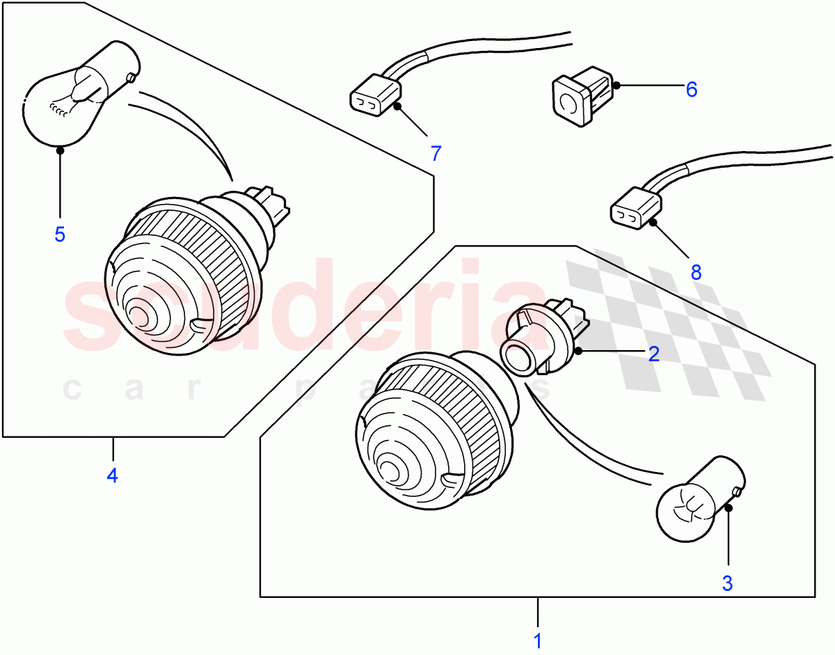 Lamps - Front - Side And Indicator((V)FROM7A000001) of Land Rover Land Rover Defender (2007-2016)