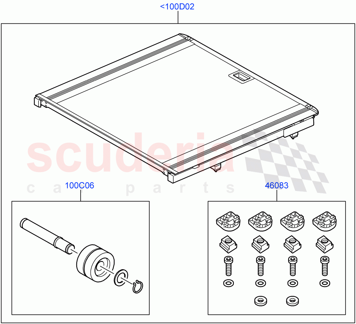 Interior Dress Up(Luggage Compartment, Accessory)((V)FROMAA000001) of Land Rover Land Rover Discovery 4 (2010-2016) [4.0 Petrol V6]