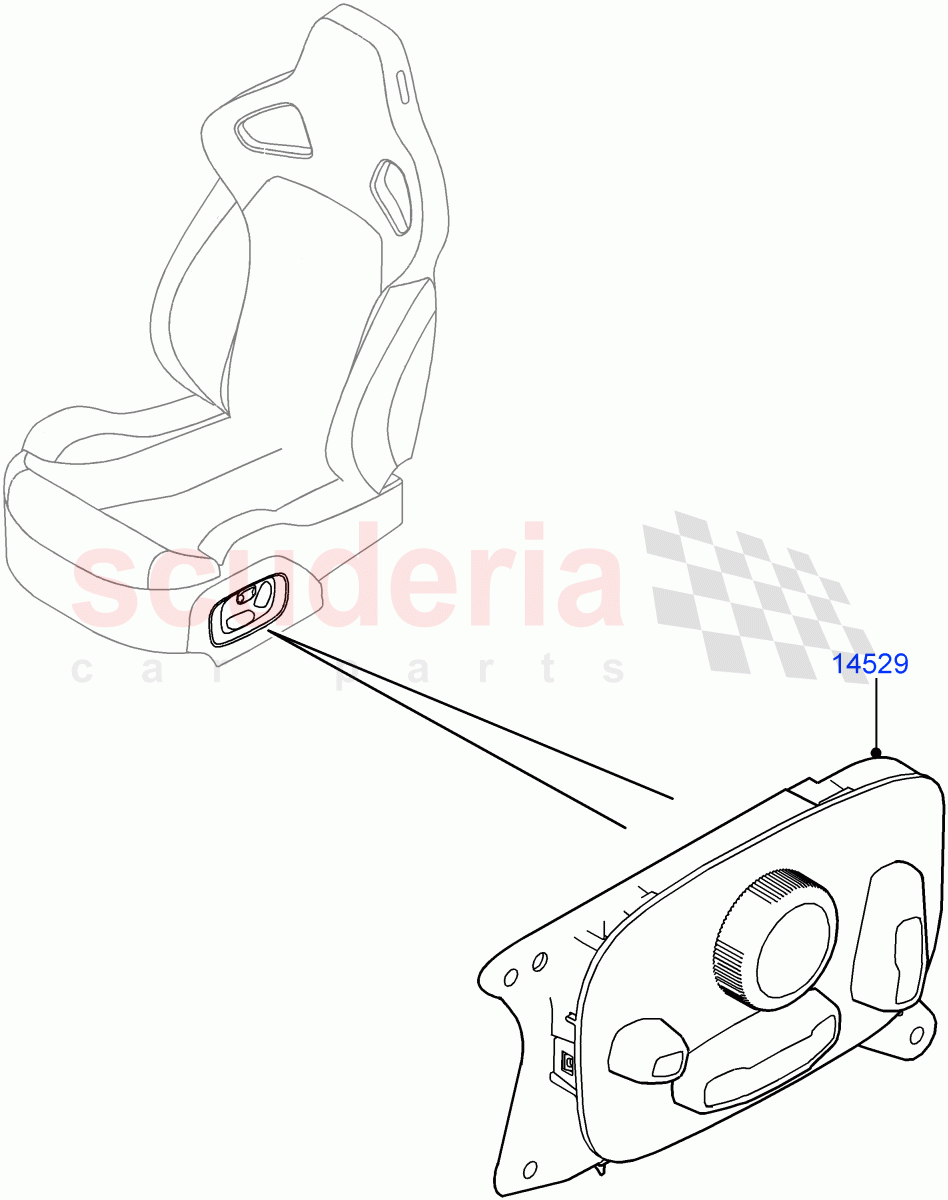 Switches(Seats)(Changsu (China))((V)FROMGG134738) of Land Rover Land Rover Range Rover Evoque (2012-2018) [2.0 Turbo Petrol GTDI]