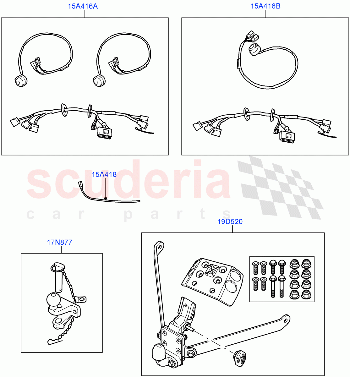 Tow Bar Installation(Accessory)((V)FROMAA000001) of Land Rover Land Rover Discovery 4 (2010-2016) [3.0 DOHC GDI SC V6 Petrol]