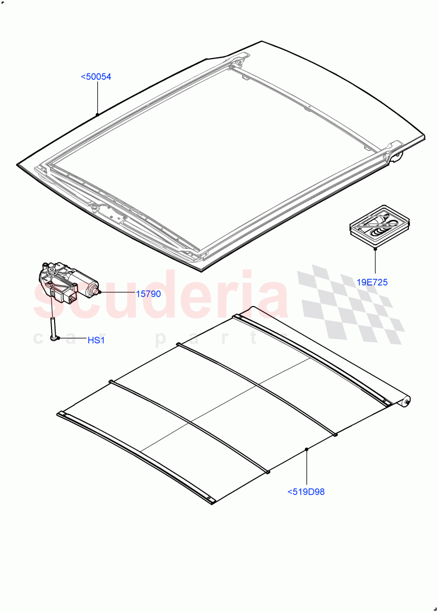 Panoramic Glass Roof(Itatiaia (Brazil))((V)FROMGT000001) of Land Rover Land Rover Discovery Sport (2015+) [2.2 Single Turbo Diesel]