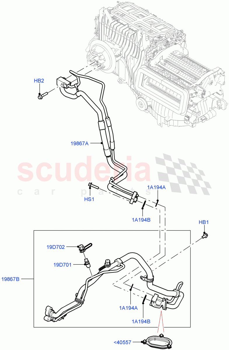 Air Conditioning Condensr/Compressr(3.0L AJ20P6 Petrol High,With Air Conditioning - Front/Rear,3.0L AJ20D6 Diesel High,4.4 V8 Turbo Petrol (NC10)) of Land Rover Land Rover Range Rover (2022+) [3.0 I6 Turbo Diesel AJ20D6]