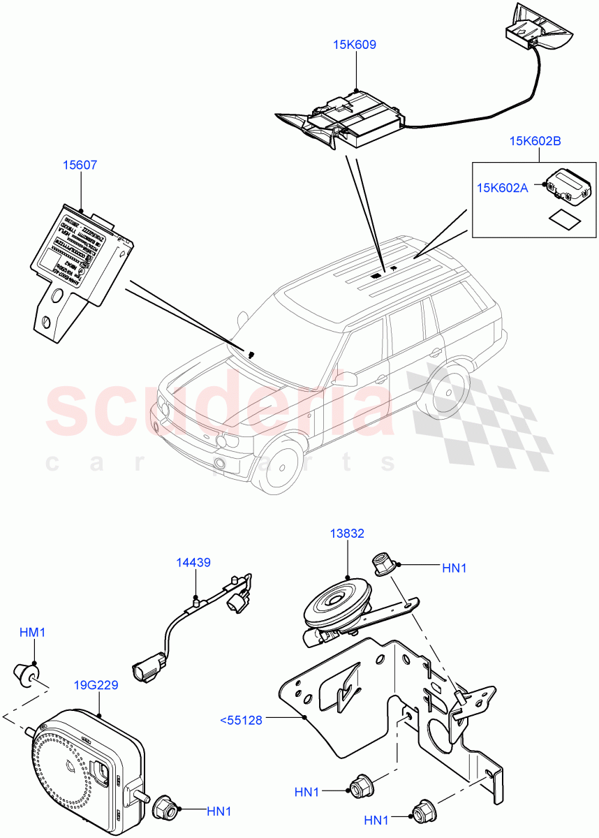 Anti-Theft Alarm Systems((V)FROMAA000001) of Land Rover Land Rover Range Rover (2010-2012) [3.6 V8 32V DOHC EFI Diesel]