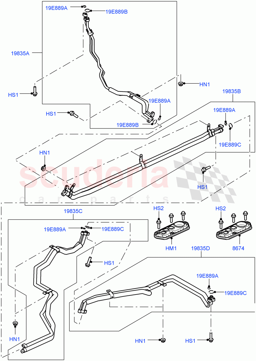 Air Conditioning System(Rear)((V)FROMAA000001) of Land Rover Land Rover Discovery 4 (2010-2016) [4.0 Petrol V6]