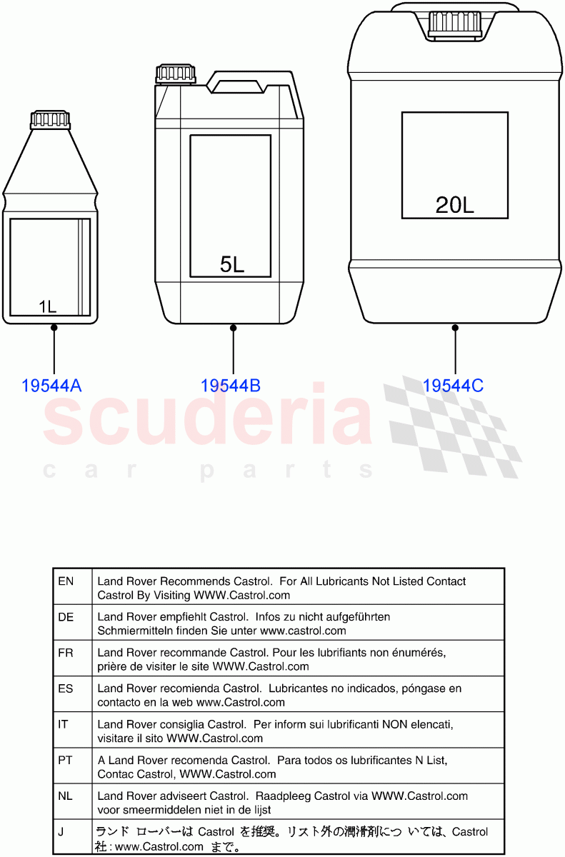 Anti - Freeze ((V) FROMAA000001) of Land Rover Land Rover Range Rover (2010-2012) [5.0 OHC SGDI SC V8 Petrol]