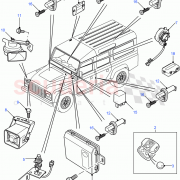 Defender (2007-2016) Door Lock & Alarm Module