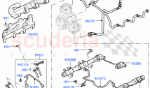 INYECTORES Y TUBERÍAS DE COMBUSTIBLE (4.4L DOHC DITC V8 DIESEL) ((V) FROMBA000001)