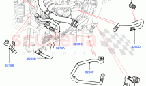 Cooling System Pipes And Hoses(Solihull Plant Build)(2.0L I4 DSL HIGH DOHC AJ200)(&hellip;