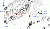 Cooling System Pipes And Hoses(5.0L P AJ133 DOHC CDA S/C Enhanced, With Standard E&hellip;