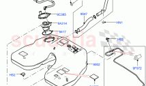 DEPÃ“SITO DE COMBUSTIBLE Y PIEZAS RELACIONADAS (3.0L DOHC GDI SC V6 GASOLINA).