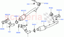 Exhaust System(Front)(3.6L V8 32V DOHC EFi Diesel Lion, Euro Stage 4 Emissions)((V&hellip;