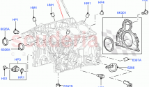 Cylinder Block And Plugs(Solihull Plant Build)(3.0 V6 Diesel)((V)FROMAA000001)