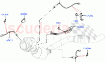 Exhaust Sensors And Modules(Nitra Plant Build)(3.0L AJ20P6 Petrol High, China N6B &hellip;