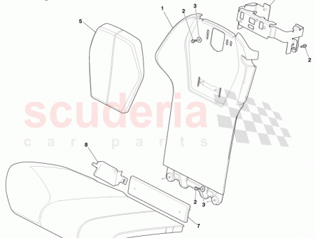 Photo of Squab Assy Rear Seat LH CG43 L60033…