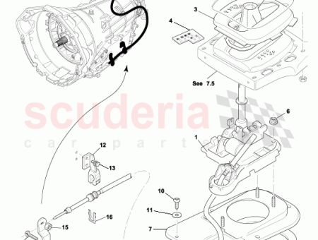 Photo of GEARSHIFT SELECTOR TOUCHTRONIC ASSY 42 123685…