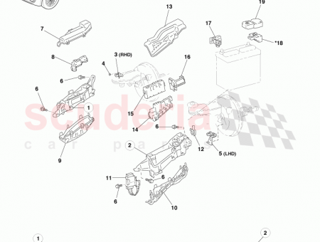 Photo of Block Engine Room Relay Lower Cover RHS 82663…