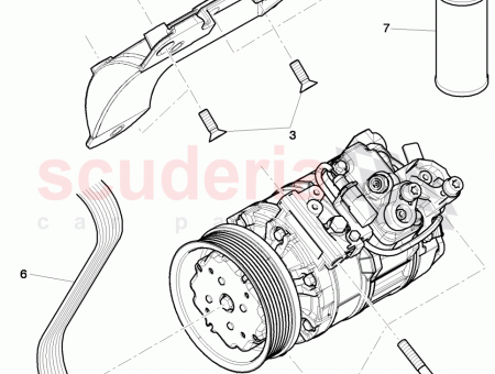 Photo of bracket air conditioner compressor…