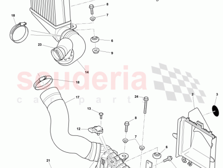 Photo of air duct for charge air cooler D MJ…