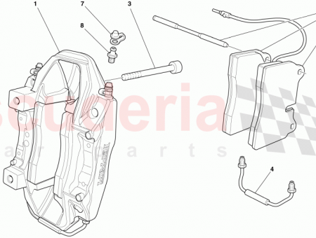 Photo of REAR LH CALLIPER WITH PADS…