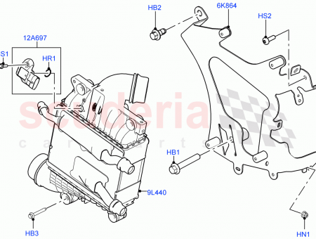 Photo of BRACKET CHARGE AIR COOLER…