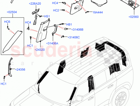 Photo of CAP PILLAR TRIM AIR BAG…