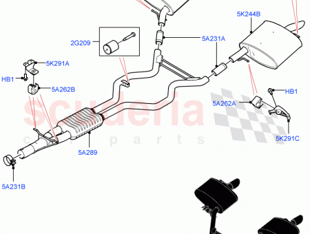 Photo of BRACKET REAR MUFFLER…