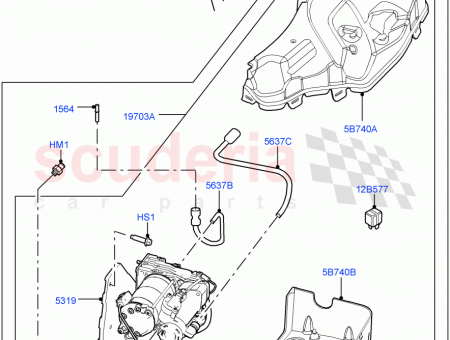 Photo of COVER AIR SUSPENSION COMPRESSOR…