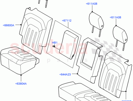 Photo of CUBIERTA RESPALDO ASIENTO TRASERO…