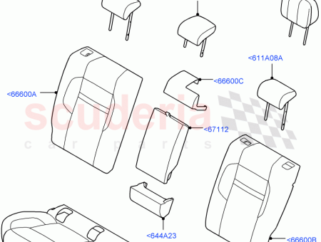 Photo of CUBIERTA RESPALDO ASIENTO TRASERO…