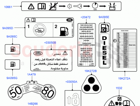 Photo of LABEL BRAKE FLUID RESERVOIR…