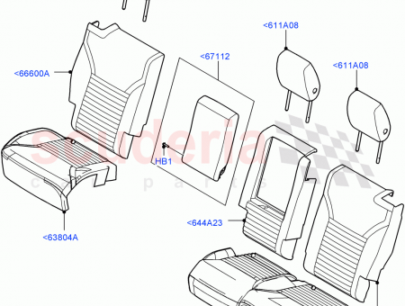 Photo of COVER REAR SEAT BACK…