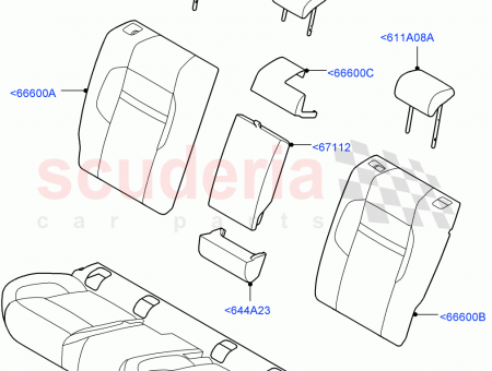 Photo of COVER REAR SEAT BACK…