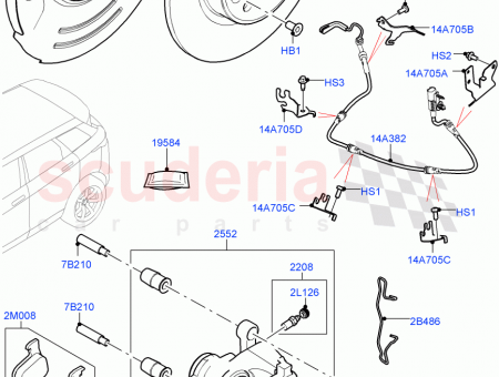 Photo of WIRE BRAKE PAD WEAR WARNING…