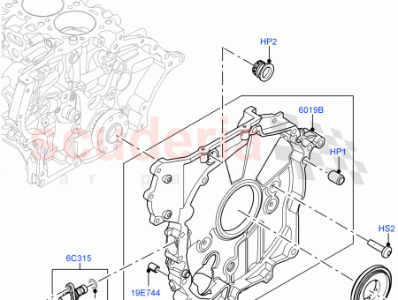 Photo of RETAINER CRANKSHAFT OIL SEAL…