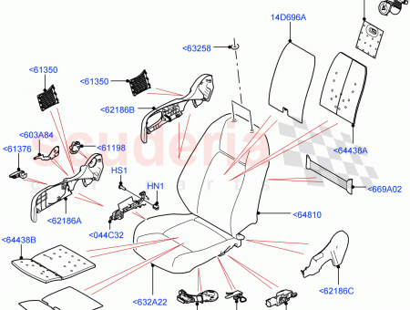 Photo of PAD SEAT BACK…