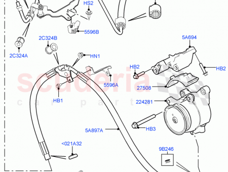 Photo of BRACKET ACTIVE ROLL BAR HOSE…