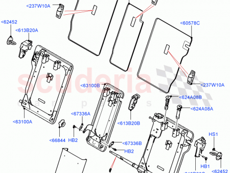 Photo of FRAME REAR SEAT BACK RETAINING…