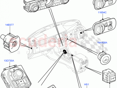 Photo of SWITCH PARKING BRAKE…