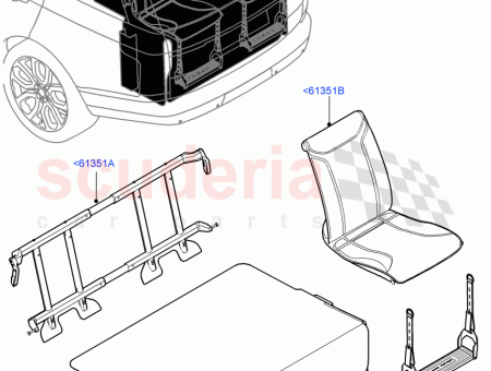 Photo of FRAME REAR SEAT BACK RETAINING…