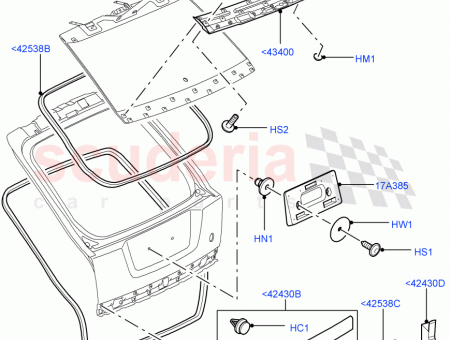 Photo of MOULDING TAILGATE OUTSIDE…